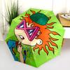 Rugrats  pattern, automatic folding umbrella, portable and foldable design, 8 ribs, a Christmas or birthday gift.