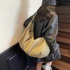 Folded Dumpling Bag Casual Versatile Relaxation Tote Bag Crossbody Large Bag Cycling Sports Lightweight Shoulder Bag