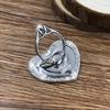 Fingerringhalter Grad Drehung Metall Universal 360 Strass Herzform Handy