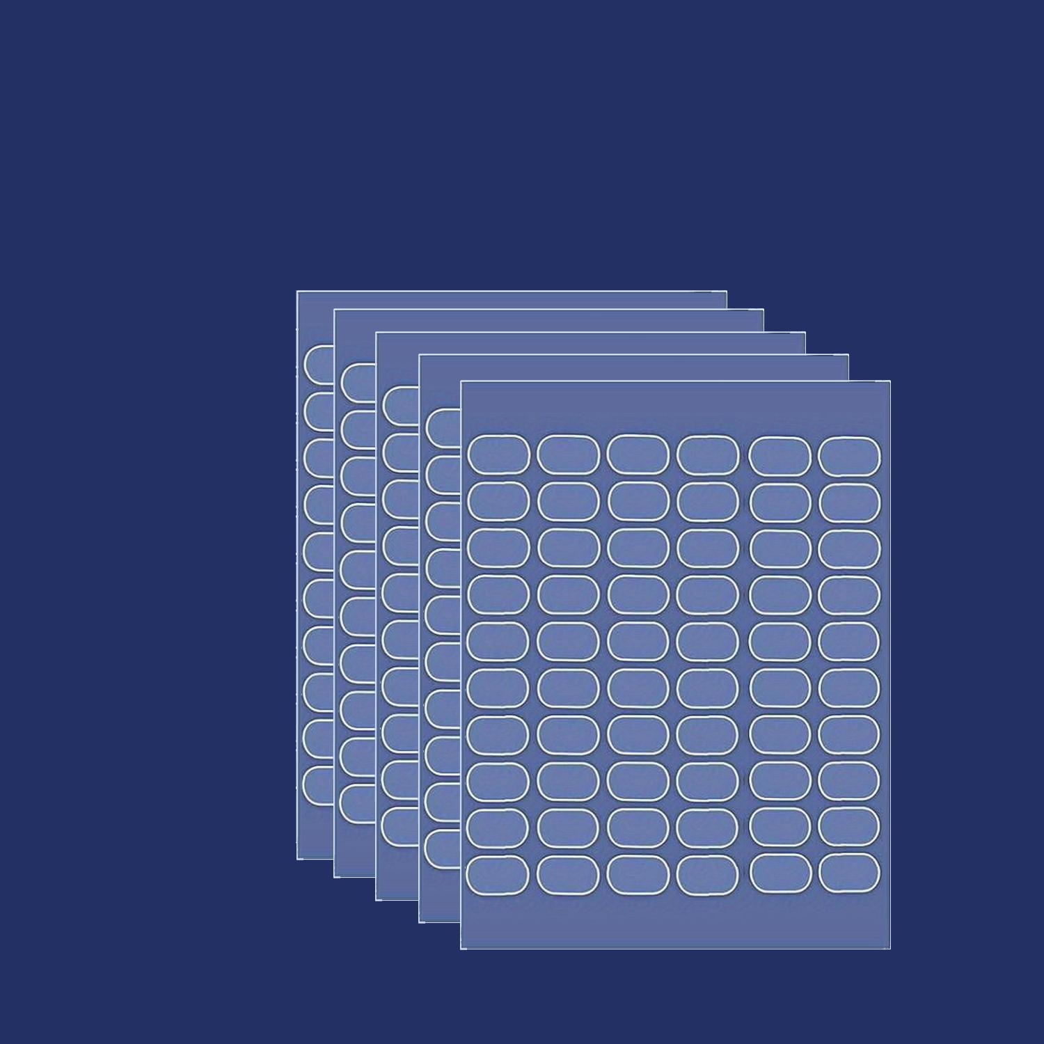 

300 Count Clear Removable Gel Putty Double Sided Tape 0.31x0.5 Inch Toy Holding Party Decorations Craft Tape