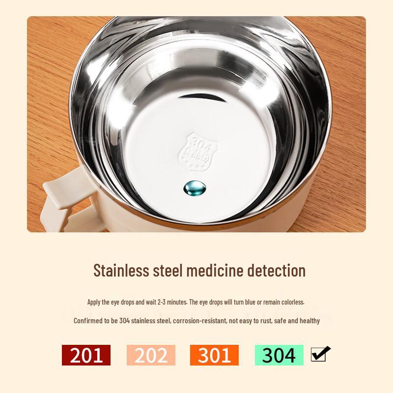 Stainless Steel Instant Noodle Bowl with Lid