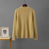 Cross-Border Autumn and Winter New Foreign Trade Half-high Collar Wool Fleece-lined Top Thick