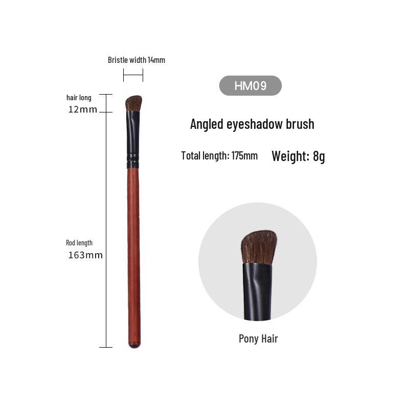 26-teiliges professionelles Make-up-Pinselset - Tierhaarpinsel für Lidschatten, Highlighter, Foundation und Rouge