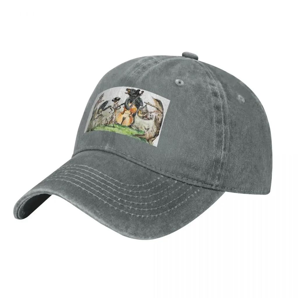 Bluegrass Gang wild animal music Baseball Cap birthday Visor Mountaineering Womens Beach Outlet 2025 Mens