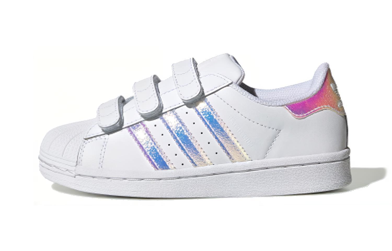 

Adidas Originals SUPERSTAR Slip Resistant Slip Resistant Low top Kids Skateboarding Shoes White FV3655 28