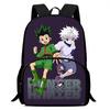 Hunters×Hunters Kids Backpacks Boys and Girls Student Birthday Gift Child School Bags Large Capacity Camping Durable Rucksack