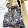 Korean-Style Waterproof Folding Grocery Bag - Lightweight & Portable