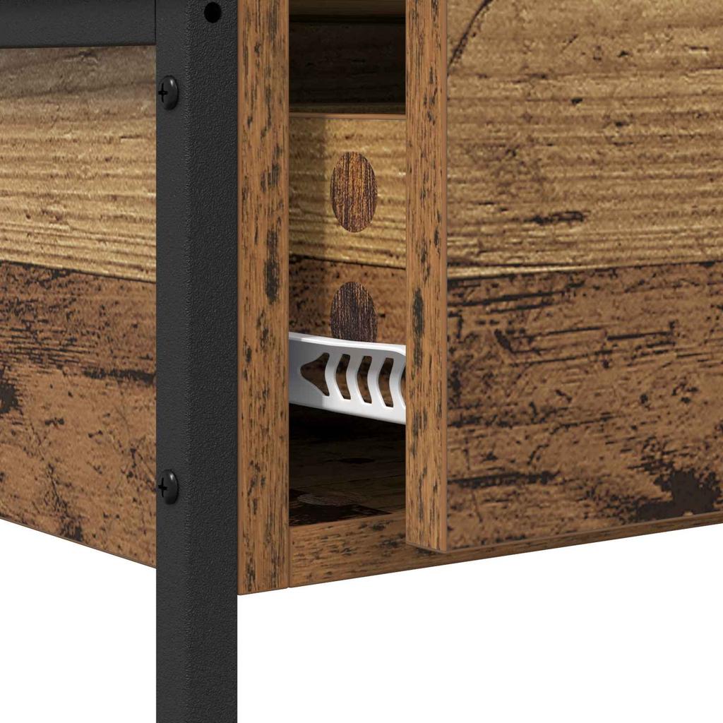 Console Table Reclaimed Wood Look 100 X 34.5 X 75 Cm Particleboard