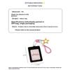 1Pc Ins Black Pu Card Holder Kpop Photo Card Display Pendant Student Id Card Storage Protective Cover Kpop Stationery