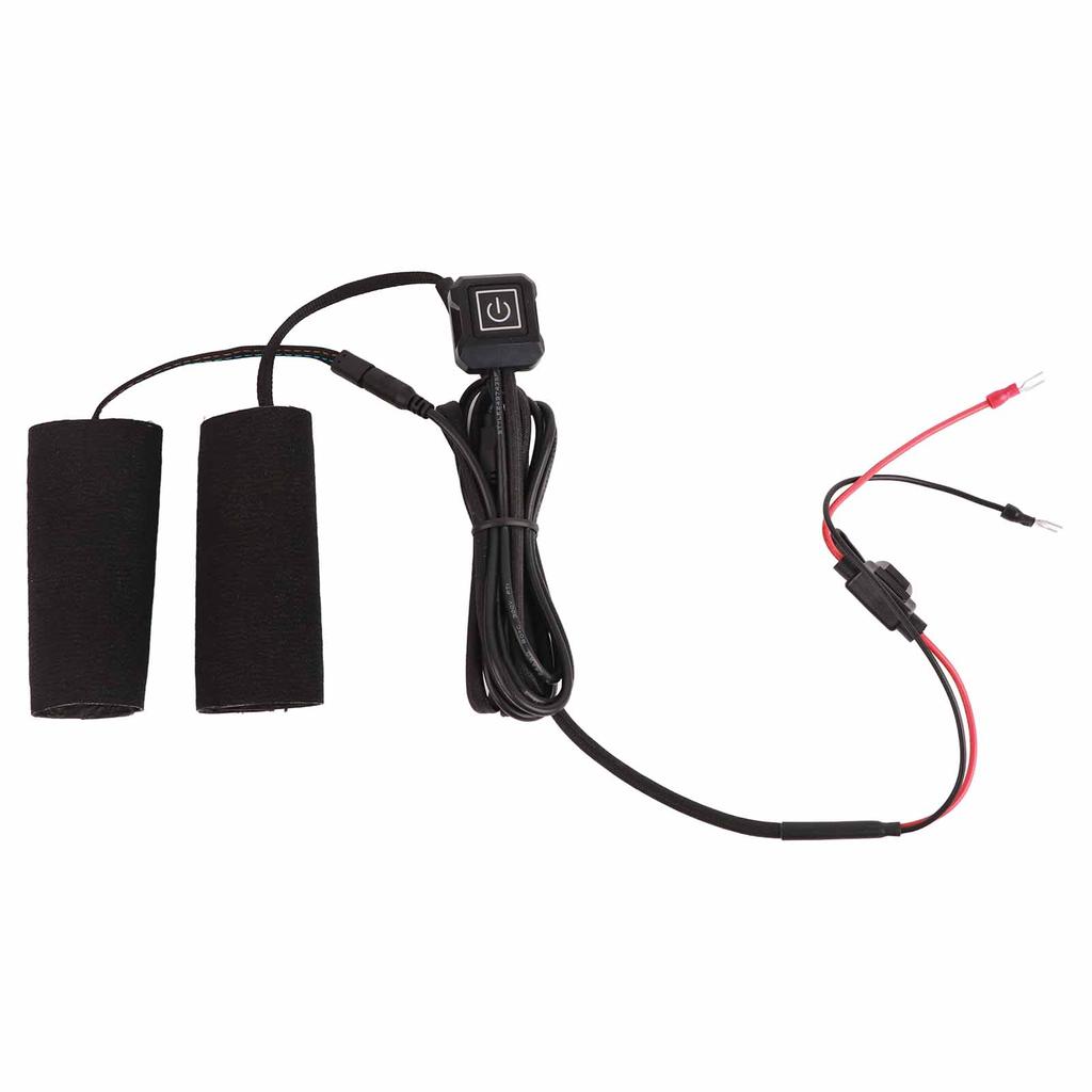 USB Heated Grips Removable Motorcycle Warmer Overgrip Handlebar Temperature Adjustable Electric