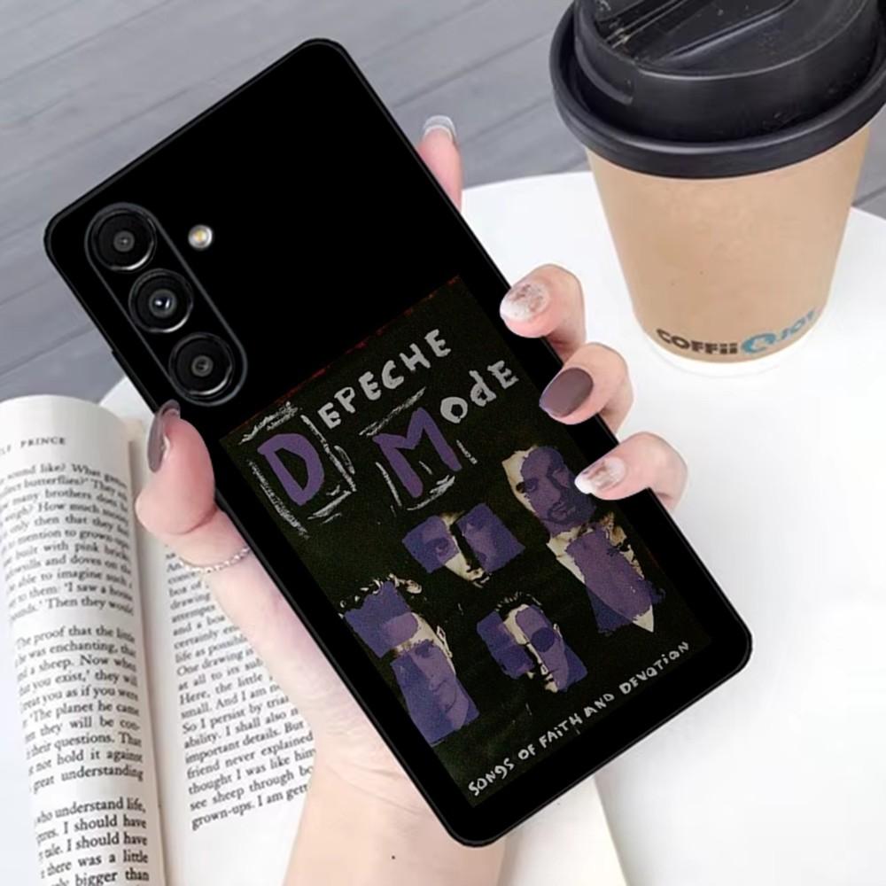 

D-DepecheD band M-ModeS Phone Case For Samsung S 25,24,21,22,23,30,20,Ultra,Plus,Fe,Lite,Note,10,9,5G Black Soft Samsung S22ULTRA5G