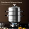 KSISE Multifunction Stainless Steel Steamer Pot