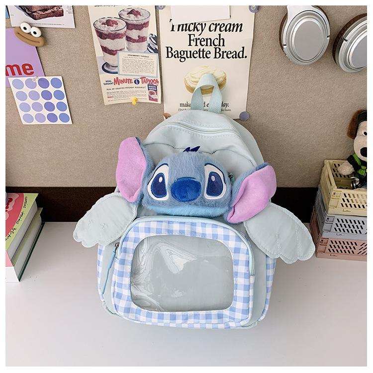 Cartoon Boys And Girls Backpack Soft Cute Plush Doll Primary School Bag Large Capacity Children'S Backpack