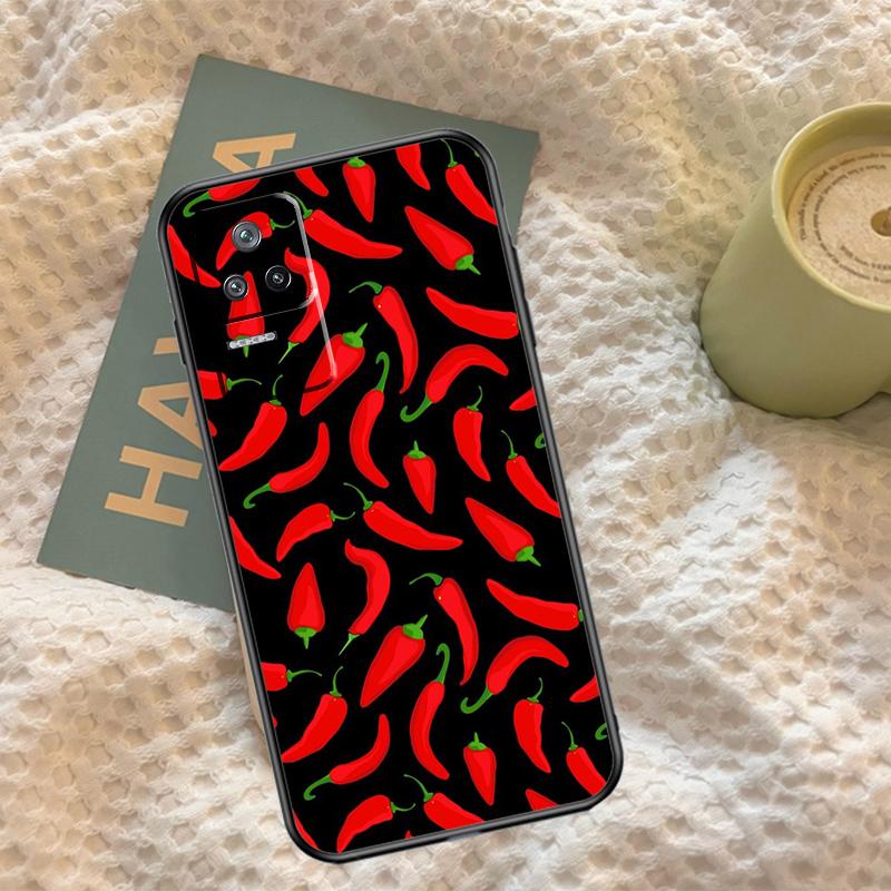 Red Chilli Pepper Pattern Case For Xiaomi 14T Pro 11T 12T 13T 13 14 15 Ultra POCO X7 Pro X3 X5 X6 M6 F5 F6 Pro Cover