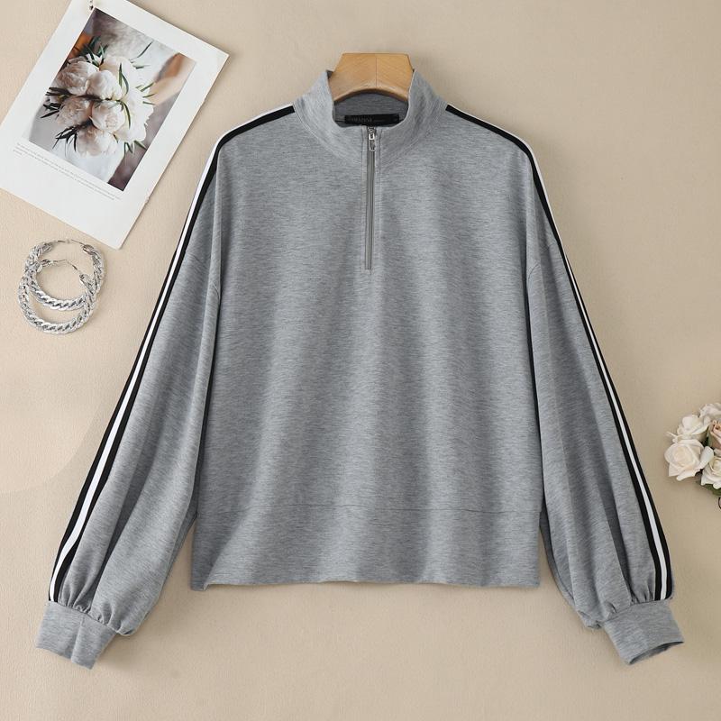 ZANZEA Women Casual Stand Collar Long Sleeve Blouse