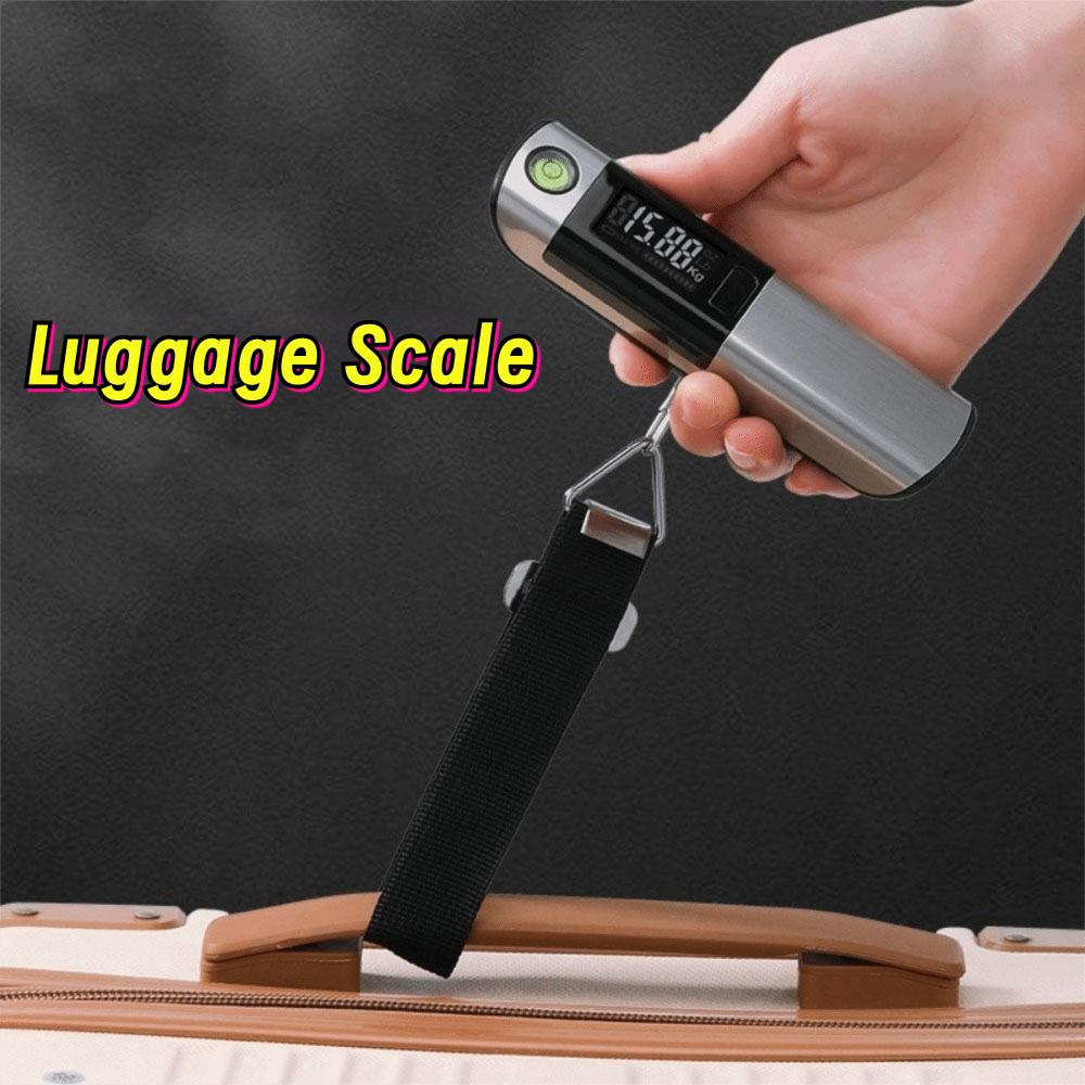 LCD Digital Hand Luggage Scale 50Kg/110Lb Luggage Weigher Electronic Suitcase Scale  Fishing