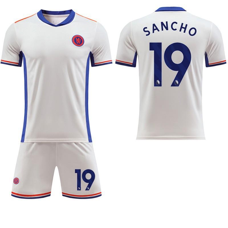 2425 Chelsea Away Football Jersey Kit No. 20 Palmer 8 Enzo 19 Sancho Sportswear Adult