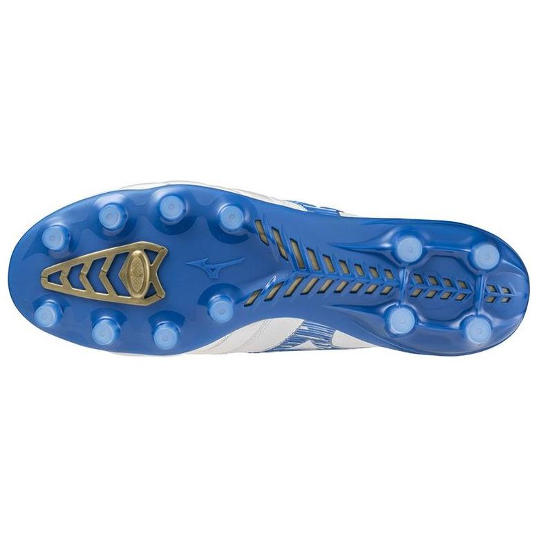 Mizuno Morelia Neo 4 Beta Japan White Mugen Blue Men Sneakers P1GA244025