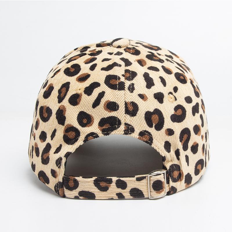 Women Baseball Cap Corduroy Leopard Snapback Autumn Winter Casual Hat Fashion Vintage Men Female Caps Girls Unisex Adjustable