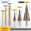 Haisidike 6-Piece Step & Sawtooth Drill Bit Set