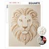 Pearl Art Painting Home Wall Decor Golden Lion Pearl Gemstone Painting Picture Crafts Adult/Beginner Gift Creative Home Decor Unframed Wall Art