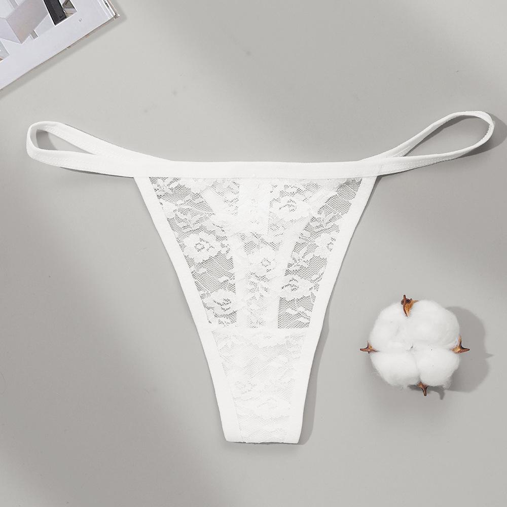 Sexy Spitzen-Tanga mit niedrigem Bund, Europäisch & Amerikanisch - Unterwäsche für Damen in Übergrößen