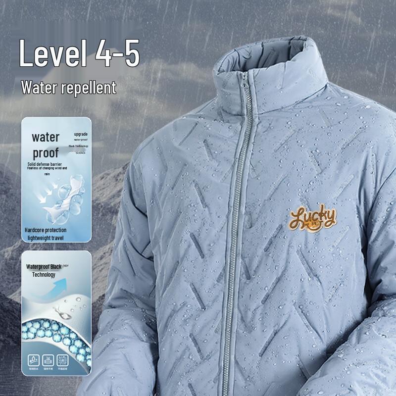 Baleno Herren Relaxed Fit Schwergewichtige Wattierte Jacke