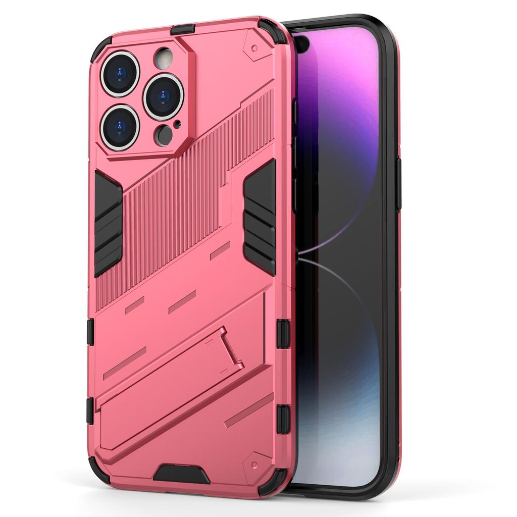 Kickstand Phone Case for iPhone 15 Pro Max,Drop Protection Phone Cover PC+TPU Back Shell