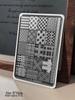 Nail Art Stamping Plates - Star, Polka Dot, Lines, Grid Lace Textures
