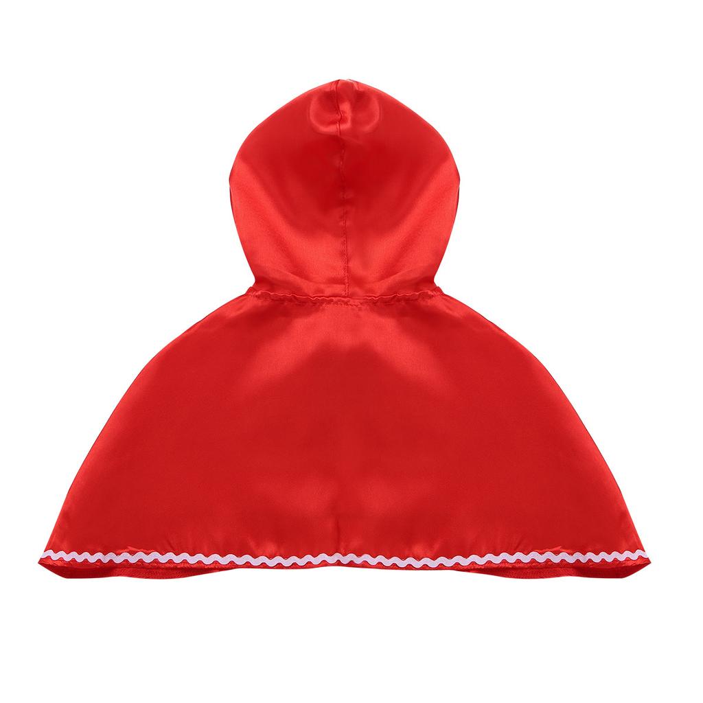 Kids Girls Enchanted Hooded Cape Cloak for Magic Themed Costume Parties Witch Wizard Cosplay