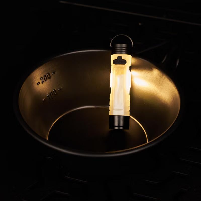 1Pc Pocket Mini Flashlight Outdoor Key Clip Cap Ambient Led Long Endurance Disaster Relief Emergency 5050 Small Light