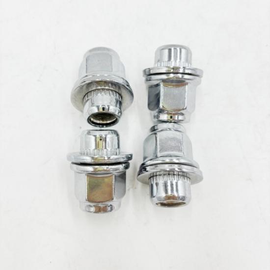 OEM FOR SCION iM tC xA TOYOTAPRIUS PRIME CHROME WHEEL LUG NUT SET OF 4