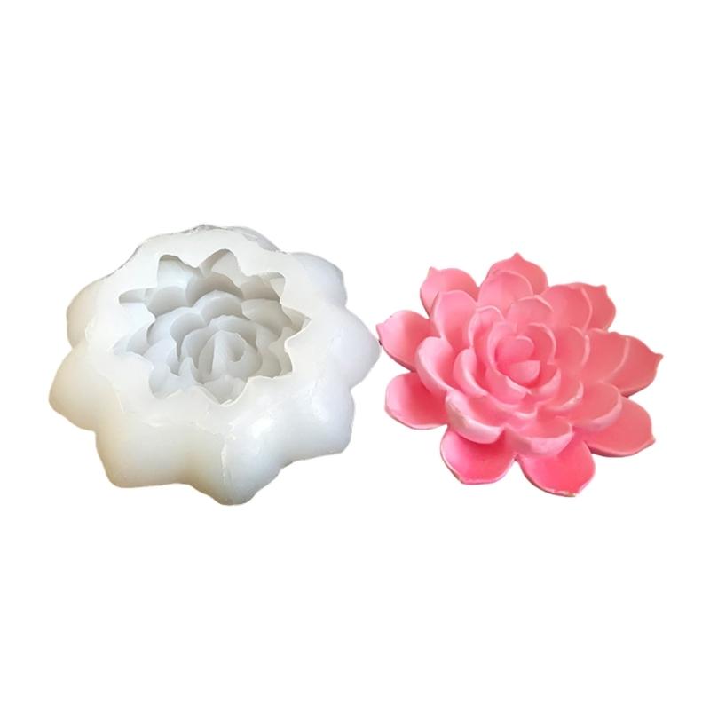 Flower Themed Silicone Candle Molds for Epoxy Resin Handmade Candle Soap Fondant Candy Cake Molds Chocolate Molds