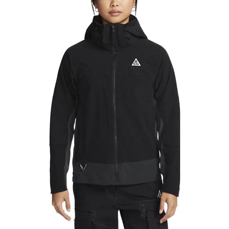 Nike Acg Sun Farer Solid Zip-Up Long Sleeve Hooded Jacket Women Jackets Black DH3106-011