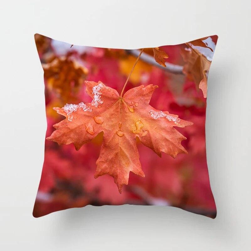 Mountains River Natural Scenery Pillow Cover Sofa Decoration Car Office Seat Cushion  Room   Home