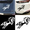 Decorazione dell'autoadesivo riflettente della decalcomania del paraurti della finestra del corpo dell'auto del cavallo da corsa di moda