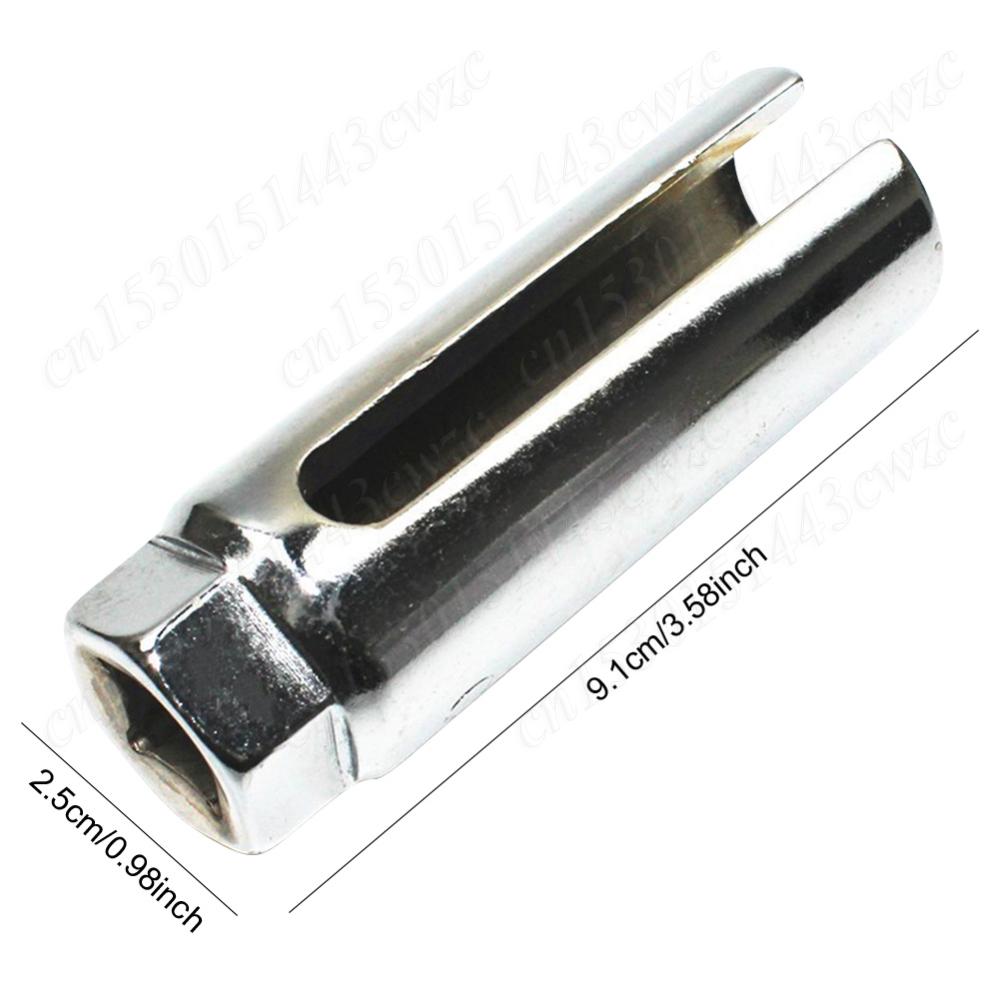 1/2-Zoll-Steckschlüssel-Antriebsentfernung, 22 mm, Universal-Installationswerkzeug für Auto-Sauerstoffsensoren, Entfernungshülse, Sauerstoffsensor-Schlüssel