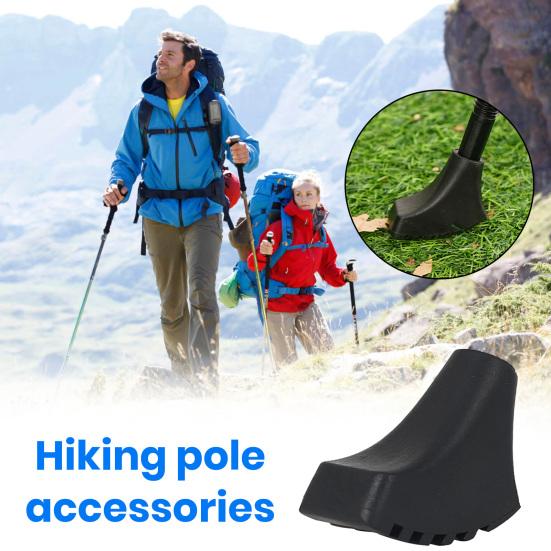 Trekking Pole Tip Protector Shock Resistant Non-slip Design Anti-puncture High Stability Slip-Resistant Trekking
