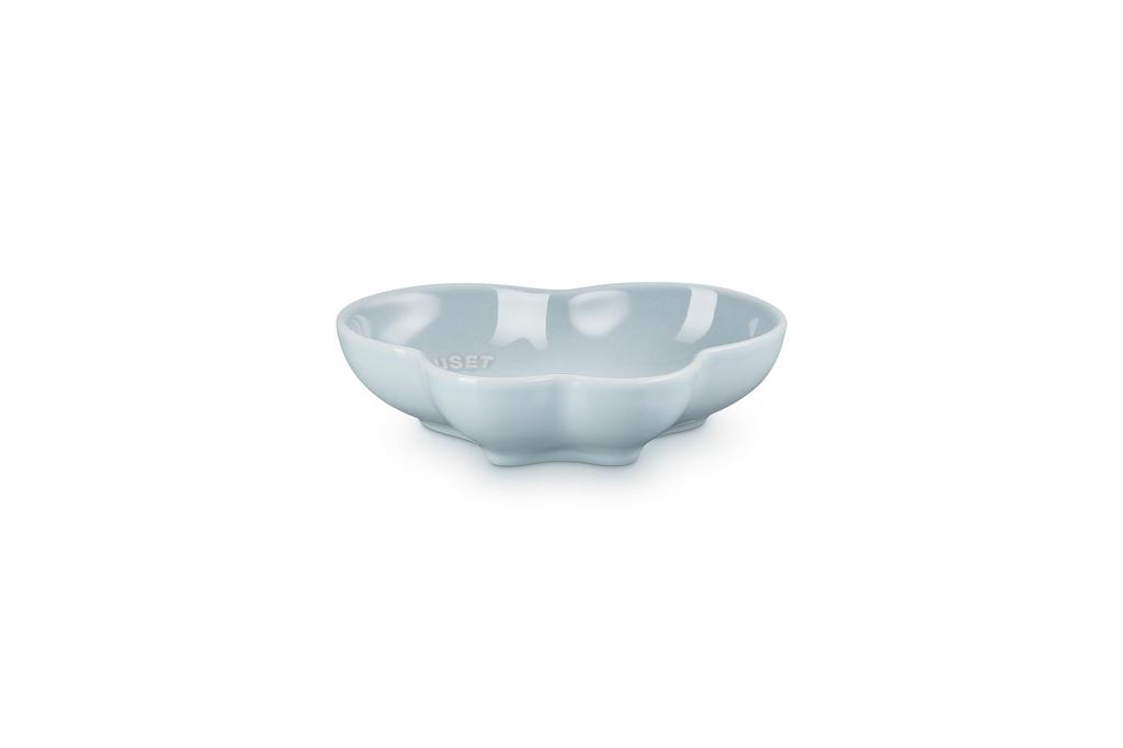 Le Creuset Sphere Butterfly Silver Heat and Cold Microwave and Oven Perfect As a Gift or Celebration Japanese Dish, Small, Blue, Resistant, Safe,