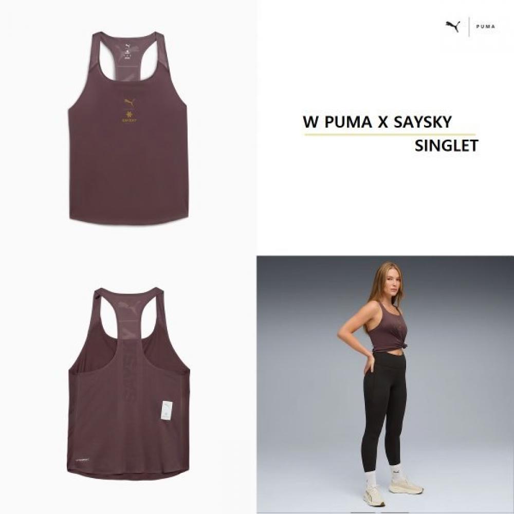 

Puma W Puma X Saysky Singlet 88 Raisin/S