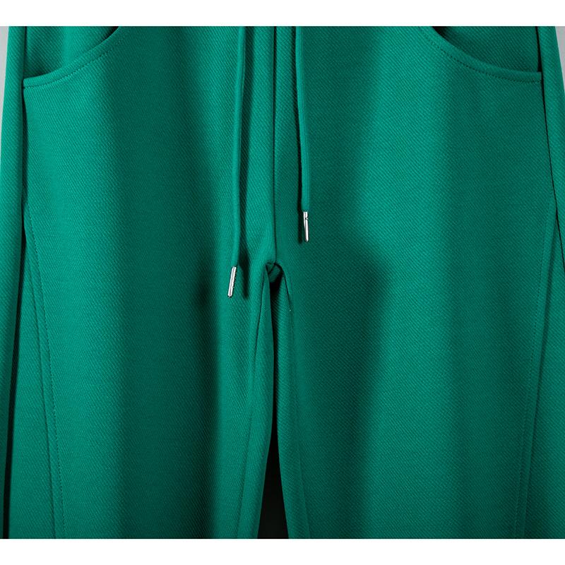 Lose Breite Bein Hosen 2022 Herbst frauen Rot Jogginghose Hohe Taille Lose Hosen frauen Mode Straße Gerade Hosen