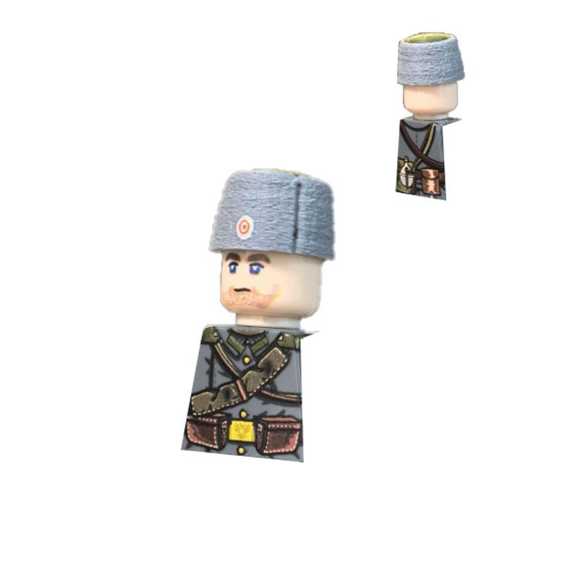 MOC UV Printing Military Building Blocks Accessories Soldier Figures Special Forces Army Sniper Police Bricks Toy Children Gift