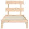 Vidaxl Bed Frame Without Mattress, 90X200 Cm, Solid Pine Wood