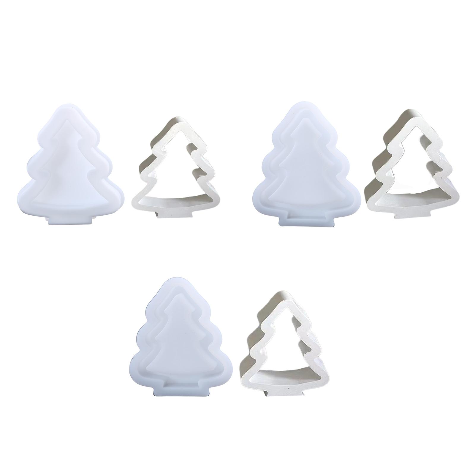 

Форма для украшения стола, гибкая силиконовая форма для полых украшений на рождественскую елку, гипсовые формы, принадлежности для изготовления ювелирных изделий SML