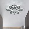 Modern Round LED Crystal Ceiling Light for Living Room or Hallway