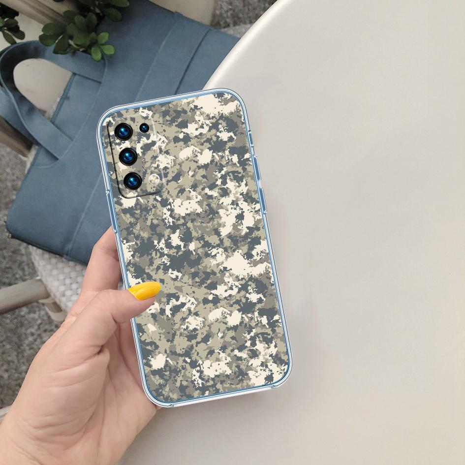 

CJ22 Camouflage Art Transparent Phone Case for Motorola Moto G40 G04 G05 One Ace Action Fusion + Plus Hyper Macro Vision Zoom Motorola Moto G05
