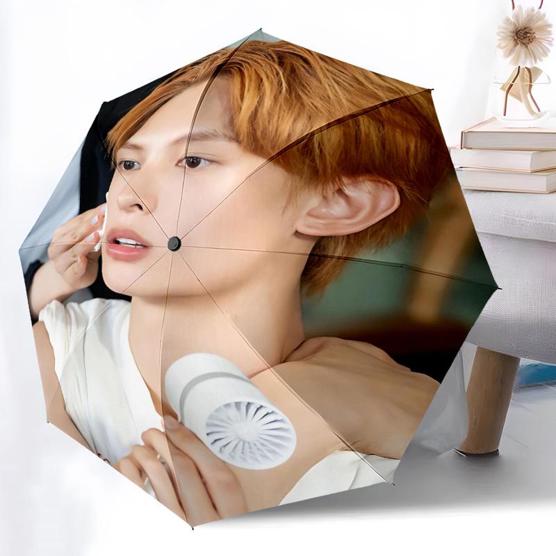 1pc CORTIS K-pop Automatic Open/Close Umbrella - Compact Travel Umbrella, Perfect for Women & Men - Ideal Birthday/Christmas Gift, 202