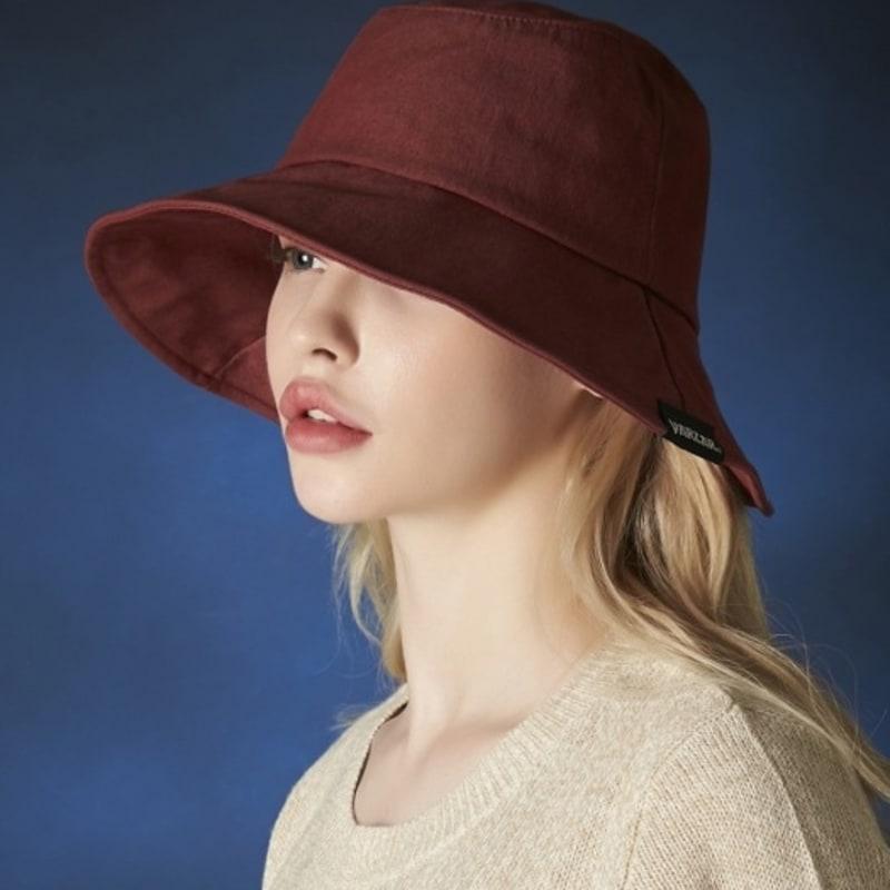 

VARZAR Панама с проволочным краем Бордовый FREE