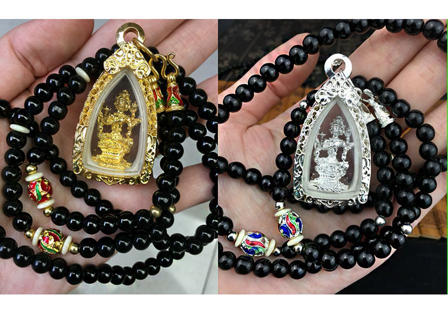 Four-Faced Buddha Thai Amulet Necklace