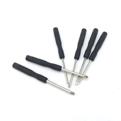 10Pcs Portable Small Mini Screwdriver Slotted Cross Phone Repair Tool Repair Tool Steel Black Screwdrivers